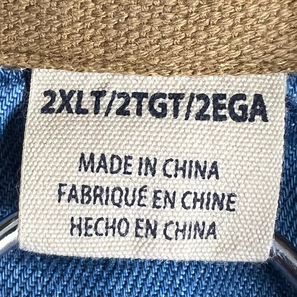 RedHead Flannel Button Down Shirt 100% Cotton Size 2XLT - Picture 11 of 12